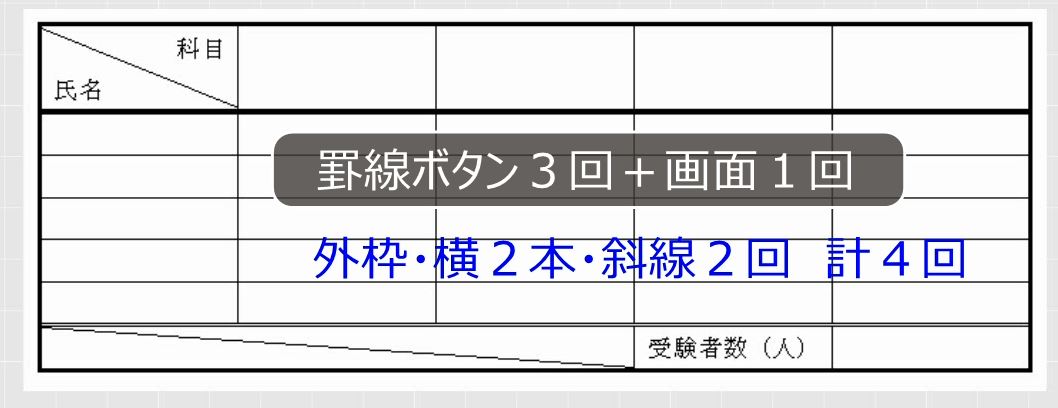 Word表作成 斜めの罫線とセルの結合を含む表の作成の練習 わえなび ワード エクセル問題集 Word表作成 斜めの罫線とセルの結合を含む表の作成の練習 わえなび ワード エクセル問題集