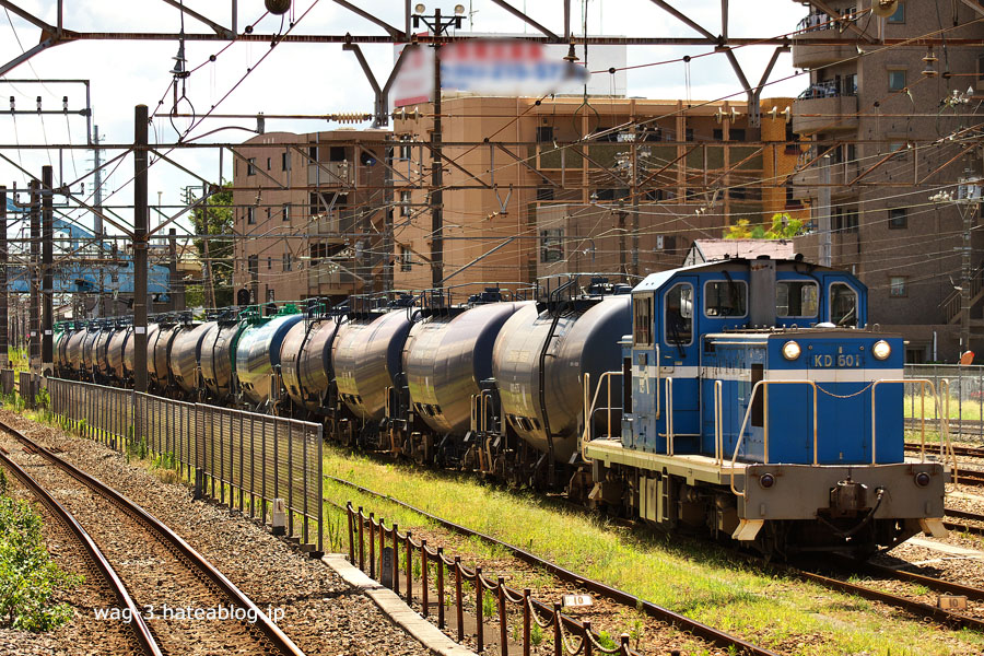 お昼の蘇我貨物、記念タキ1000-1000、他。 - 鉄道に乗ることから旅は始まる