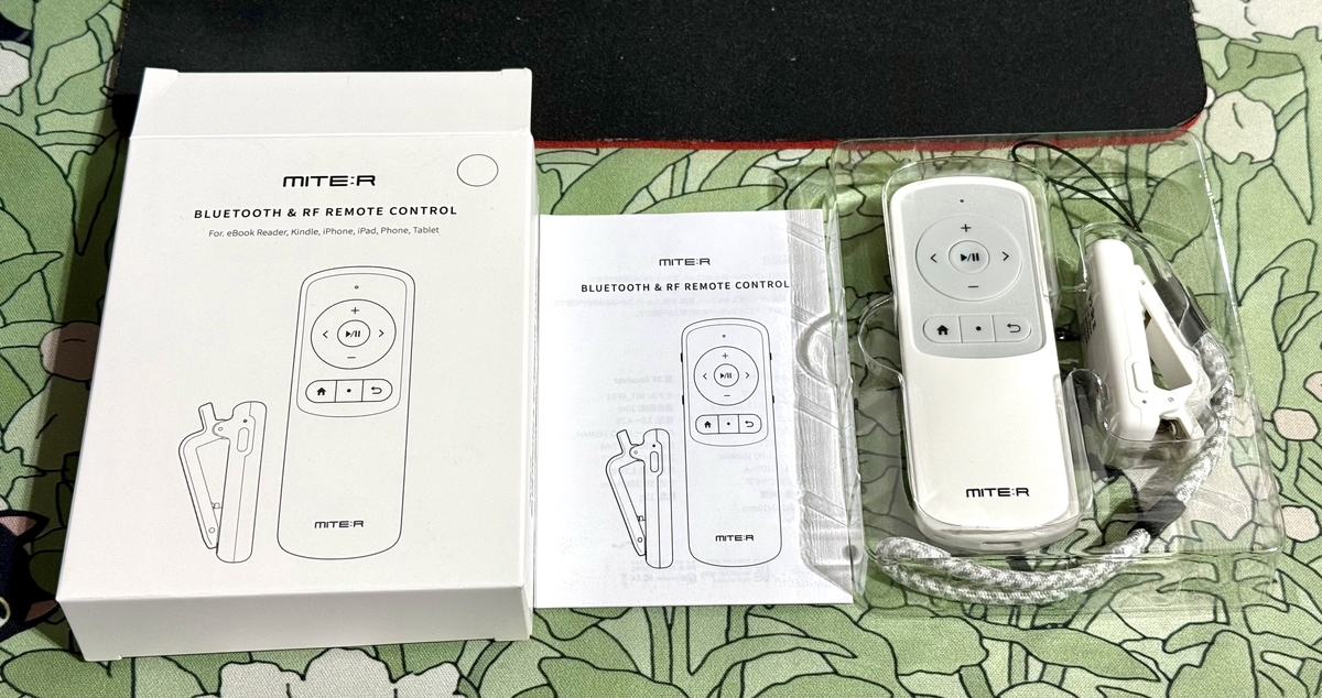 MITER BlueToothリモコンをKindleアプリで使ってみた件(#PR) - わーい