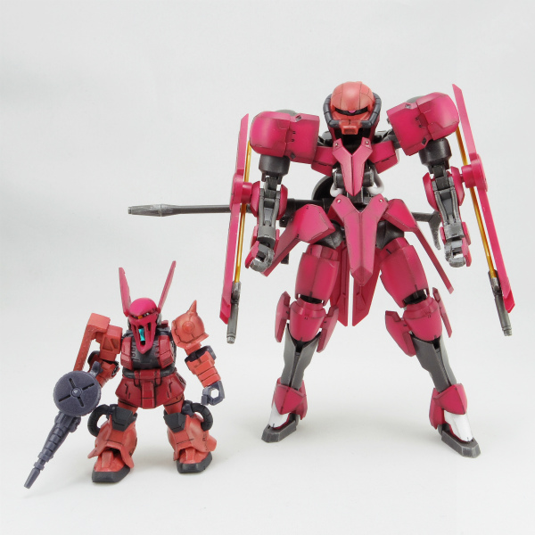 モビルスーツアンサンブル シャア専用ザクのレビュー - 山田家の