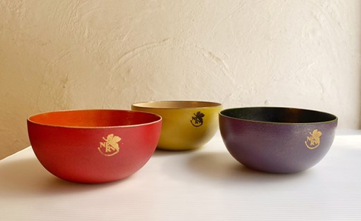 輪島登能、国産堅牢美術漆器10セット、昭和レトロ、ビンテージ