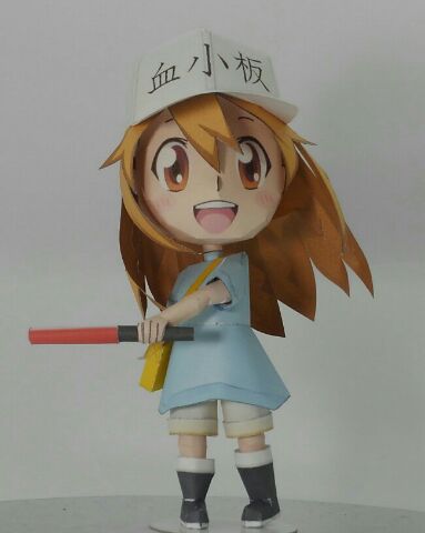 血小板ちゃん　ペーパーフィギュア
