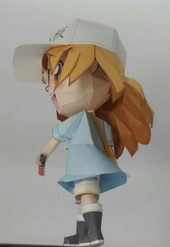 血小板ちゃん ペーパーフィギュア