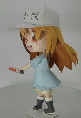 血小板ちゃん ペーパーフィギュア