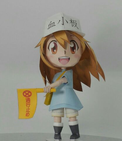 血小板ちゃん　ペーパーフィギュア