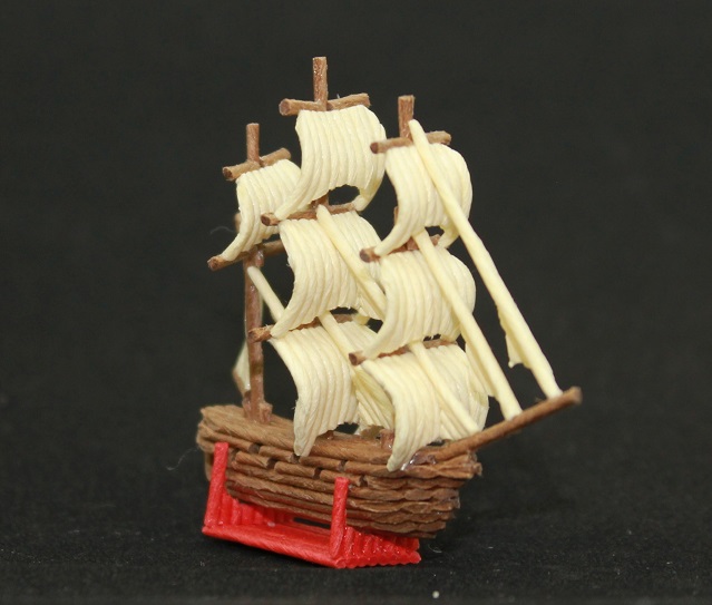 紙バンドクラフト フリゲート艦