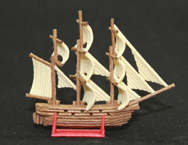 紙バンドクラフト フリゲート艦