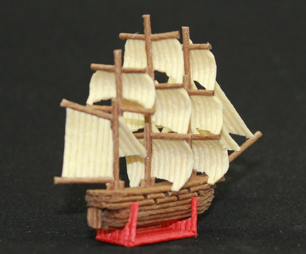 紙バンドクラフト フリゲート艦
