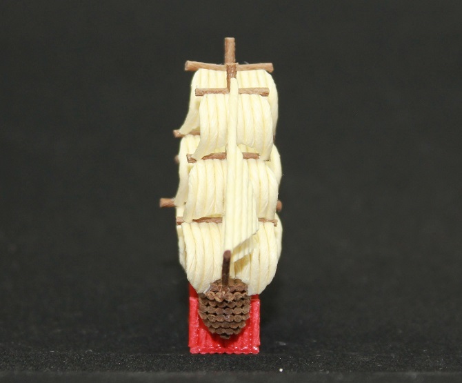 紙バンドクラフト フリゲート艦