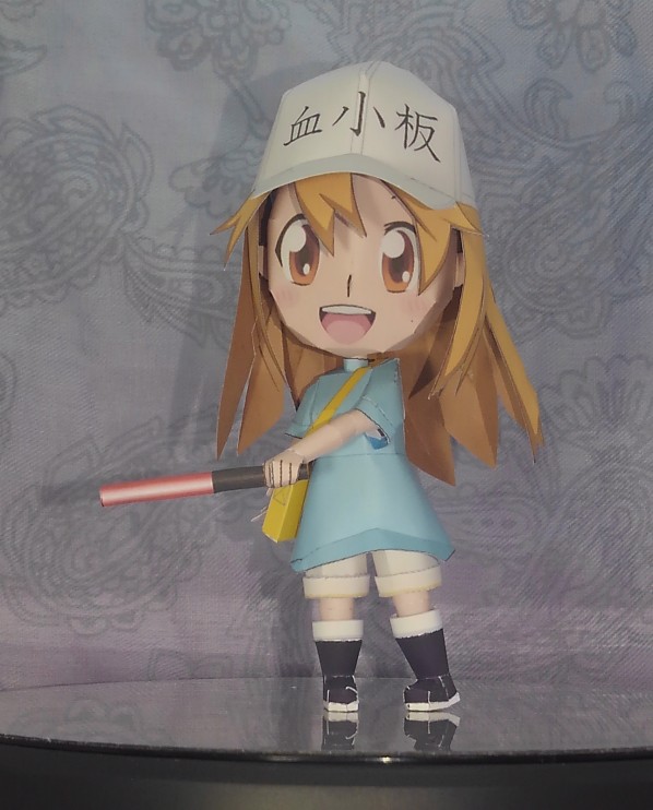 血小板ちゃん ペーパーフィギュア