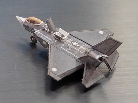 STOVL機 F-35B ペーパーモデル