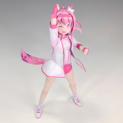 ウマ娘】ハルウララ ペーパーフィギュア - わかくさモノ造り工房
