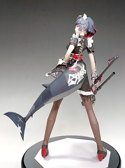 見返り美サメが出来上がりました 【ゼンゼロ】エレン・ジョー ペーパー