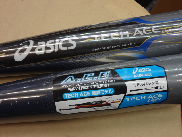 アシックス ジュニア軟式用バット Tech Ace LIGHT BB8406 - 野球 アシックス ジュニア軟式用バット Tech Ace LIGHT BB8406 - 野球