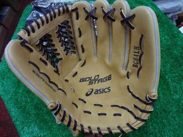 アシックス　硬式内野手用ゴールドステージ　BGH4LK 特価 アシックス ゴールドステージ 硬式用グラブ BGH4LK・BGH4LS