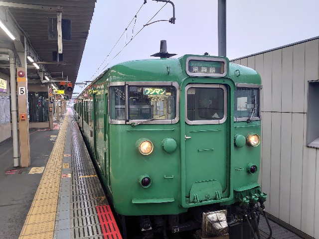 福知山駅から東舞鶴駅 そして たくやのリュックサックを背負って
