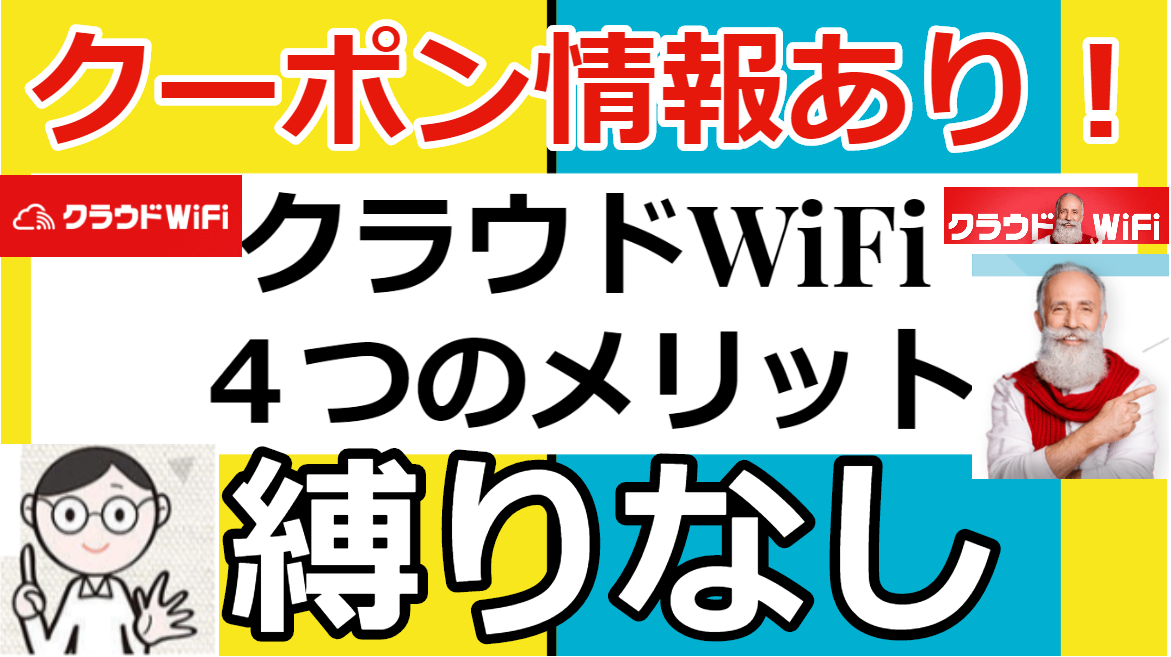 黄色、青の背景と文字