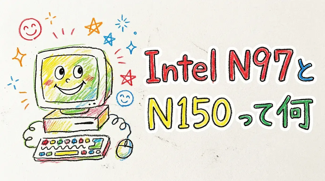 Intel N97 と N150 って何が違うの?Mini PC選びのCPU比較をやさしく解説!