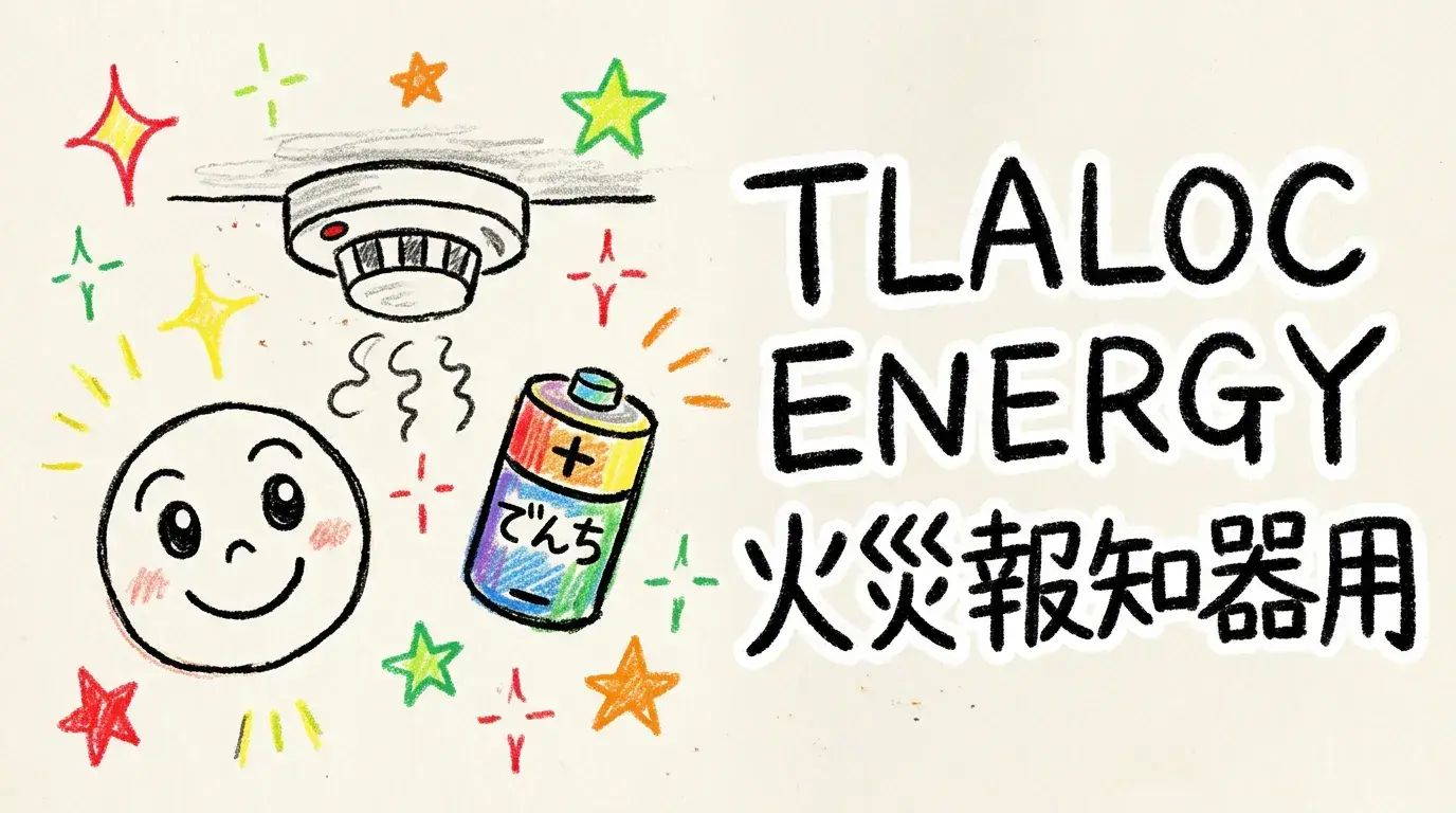 TLALOC ENERGY 火災報知器用電池の評判は?純正品との違いと注意点を解説!