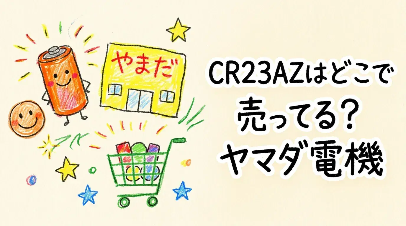  CR-2/3AZはどこで売ってる？ヤマダ電機・ヨドバシでの価格から、代替品の選び方まで徹底解説！
