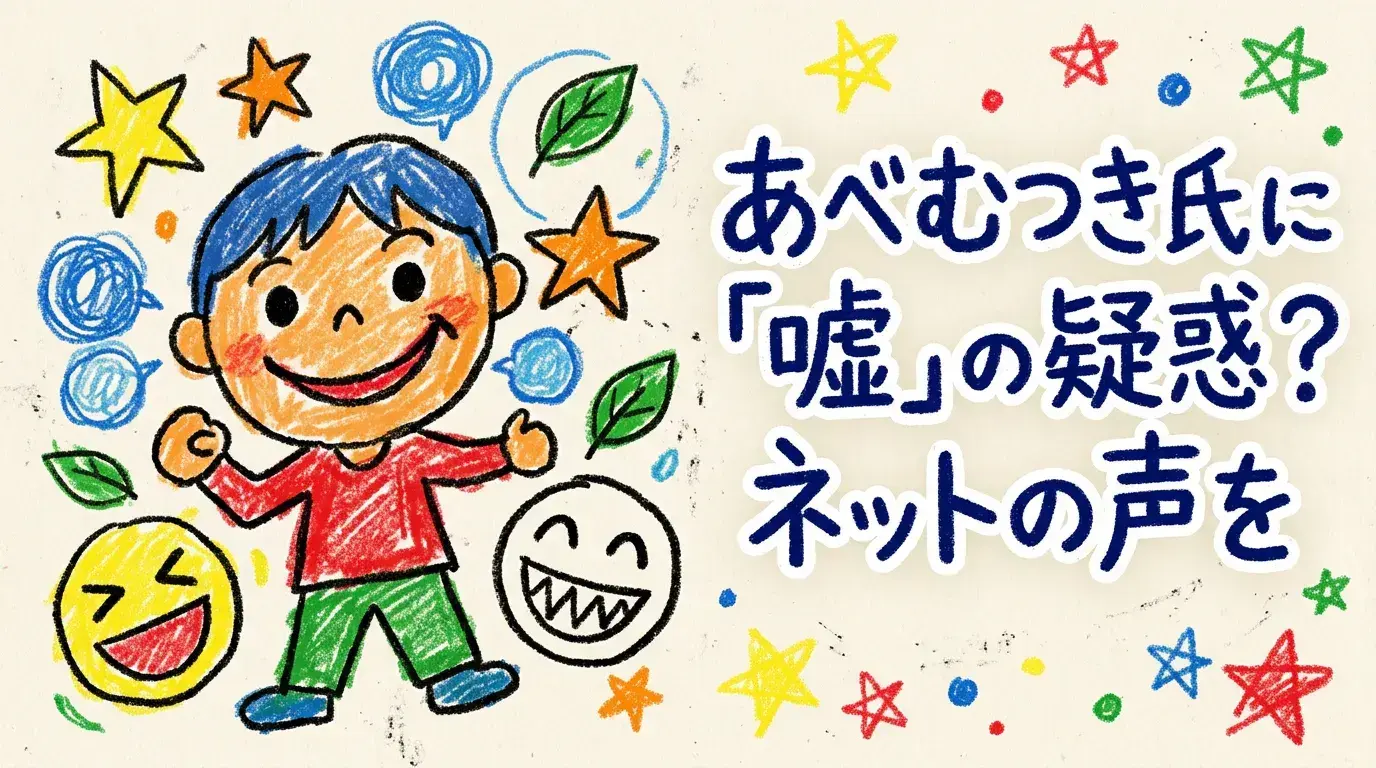 あべむつき氏に「嘘」の疑惑?ネットの声を徹底リサーチ!真相は?