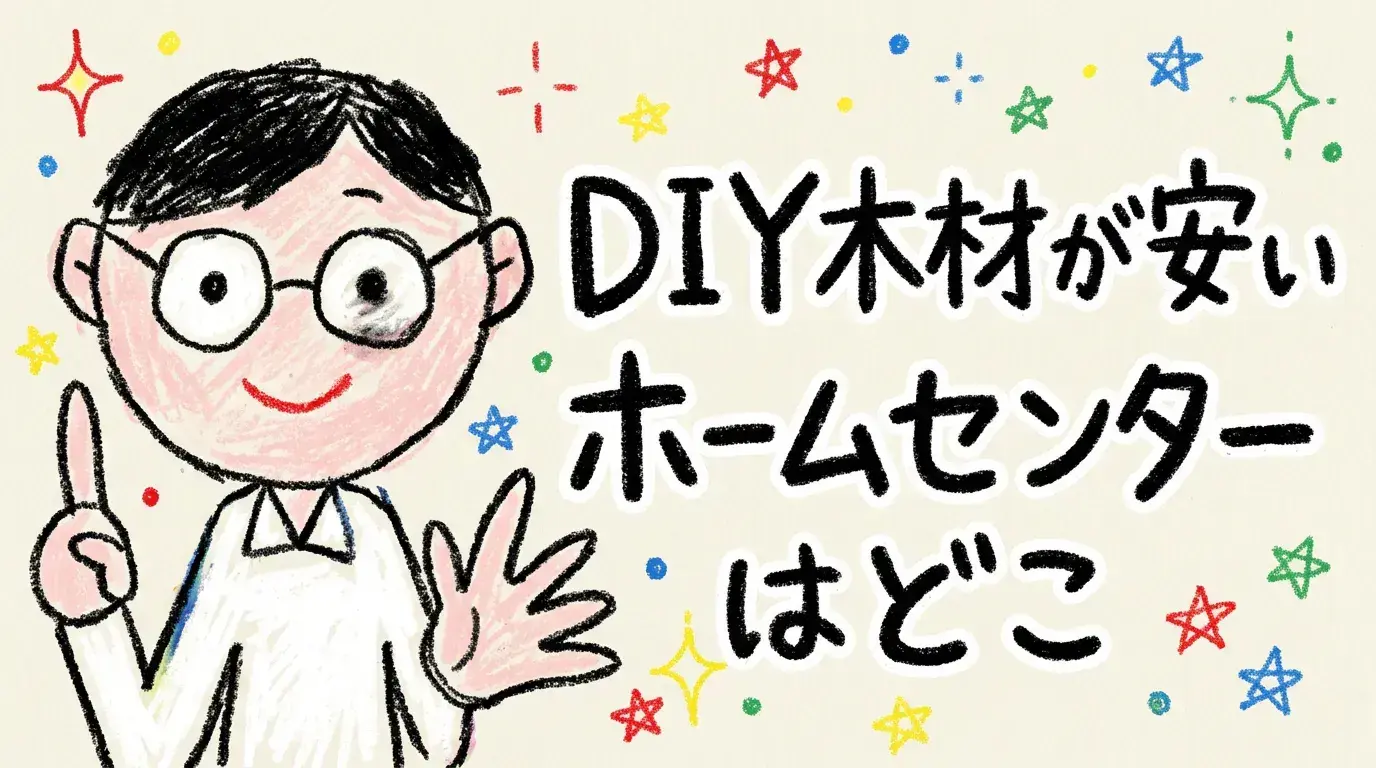 DIY木材が安いホームセンターはどこ？【2024年版】コーナン・コメリ比較＆通販サイトも解説