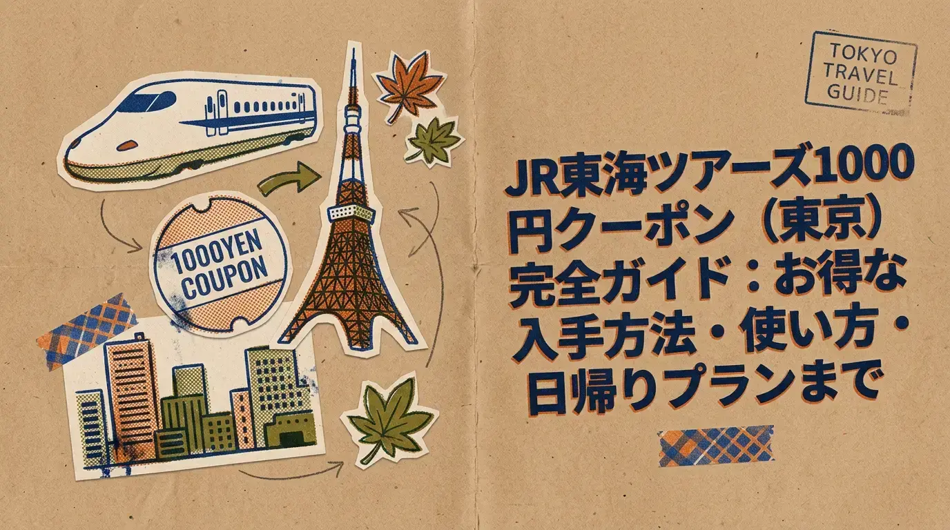 JR東海ツアーズ1000円クーポン(東京)完全ガイド:お得な入手方法・使い方・日帰りプランまで