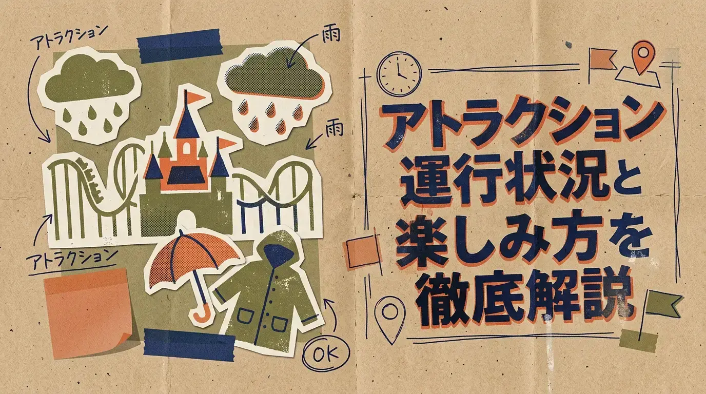 【雨の日のUSJ完全ガイド】アトラクション運行状況と楽しみ方を徹底解説
