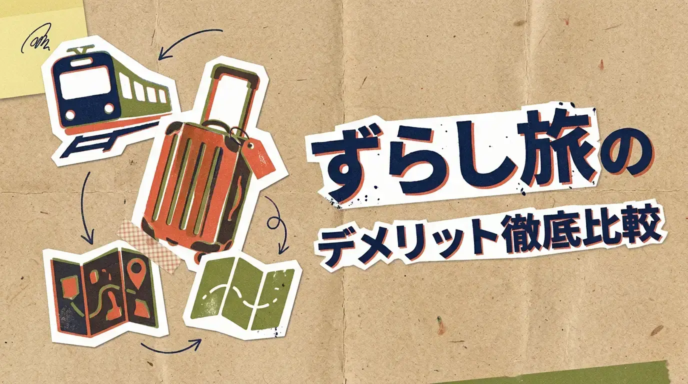 ずらし旅のデメリット徹底比較！JTB・日本旅行との違いと注意点【2024年版】