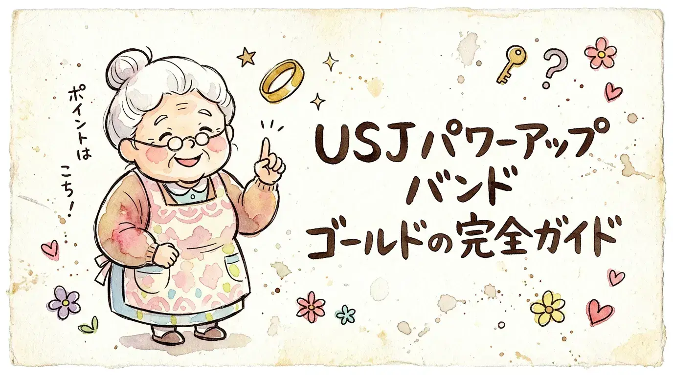 USJパワーアップバンド　ゴールド限定　箱付き USJ パワーアップバンド ゴールドの完全ガイド：入手方法から価格相場