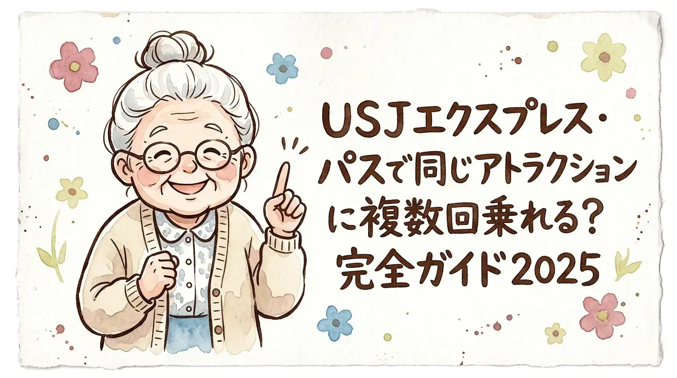 USJエクスプレス・パスで同じアトラクションに複数回乗れる？完全