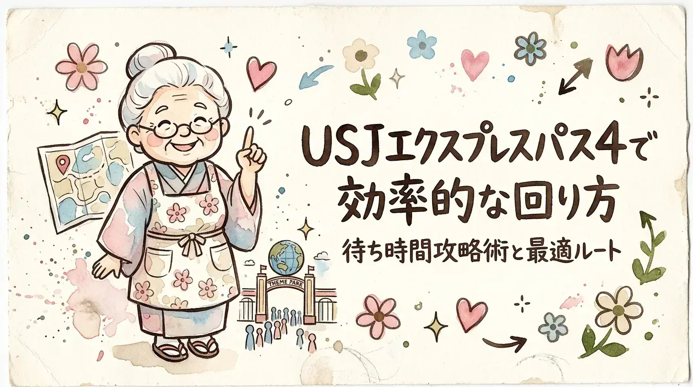 USJエクスプレスパス4で効率的な回り方完全ガイド：待ち時間攻略術と 