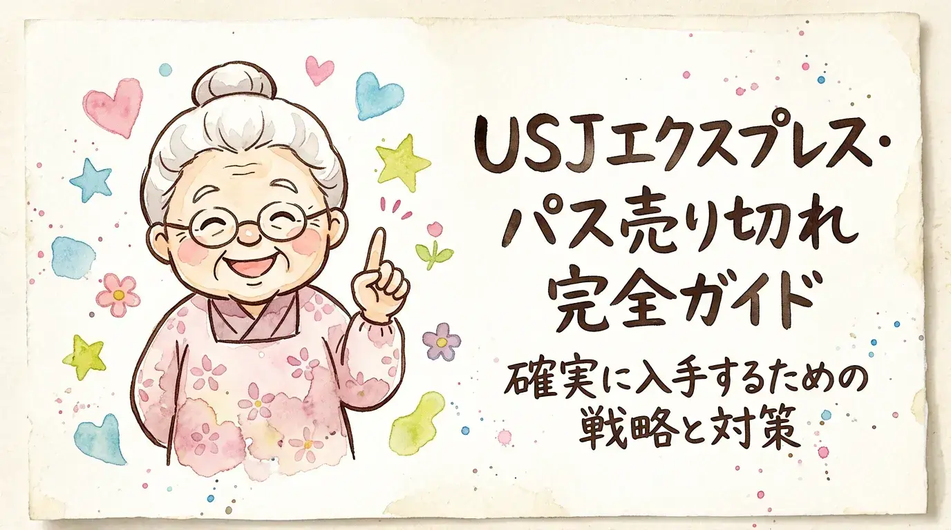 USJエクスプレス・パス売り切れ完全ガイド：確実に入手するための戦略