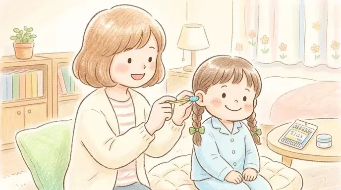 粘着綿棒