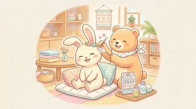 粘着綿棒