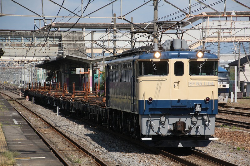 新津工臨返空・脱線復旧訓練(送込列車) in倉賀野・前橋大島-駒形