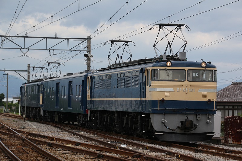 新津工臨返空・脱線復旧訓練(送込列車) in倉賀野・前橋大島-駒形
