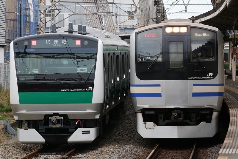 E233系7000番台(ハエ133)総合車両製作所出場 in逗子・戸塚・大宮駅