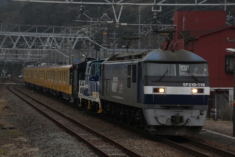 神奈川臨海鉄道DD60形&東京メトロ「銀座線」1000系(1112F)甲種