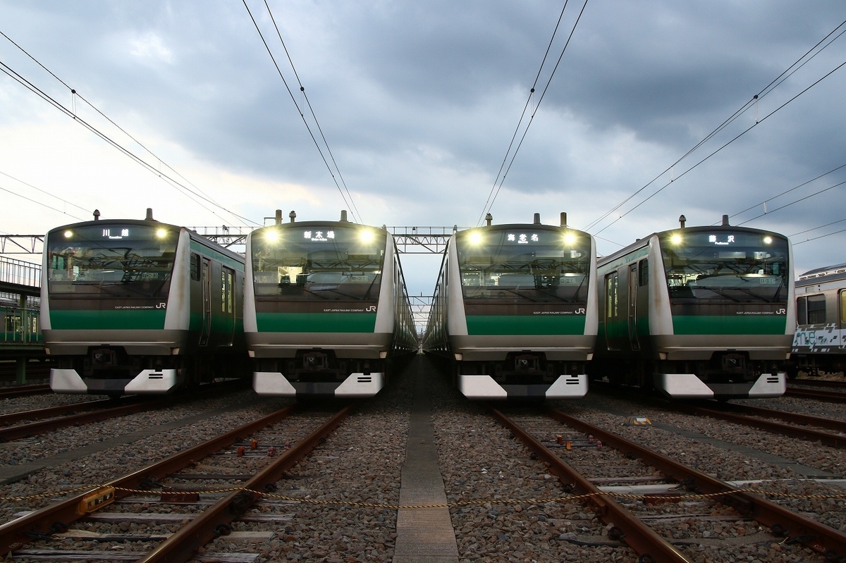 埼京・川越線E233系7000代夜間撮影会～デビュー10周年記念～」 in川越