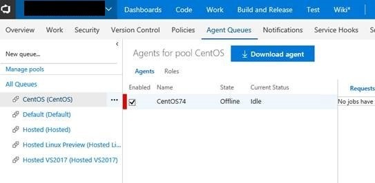 vms f$extract CentOS to your as VSTS VMs setup Private Agent How vms f$extract CentOS to your as VSTS VMs setup Private Agent How