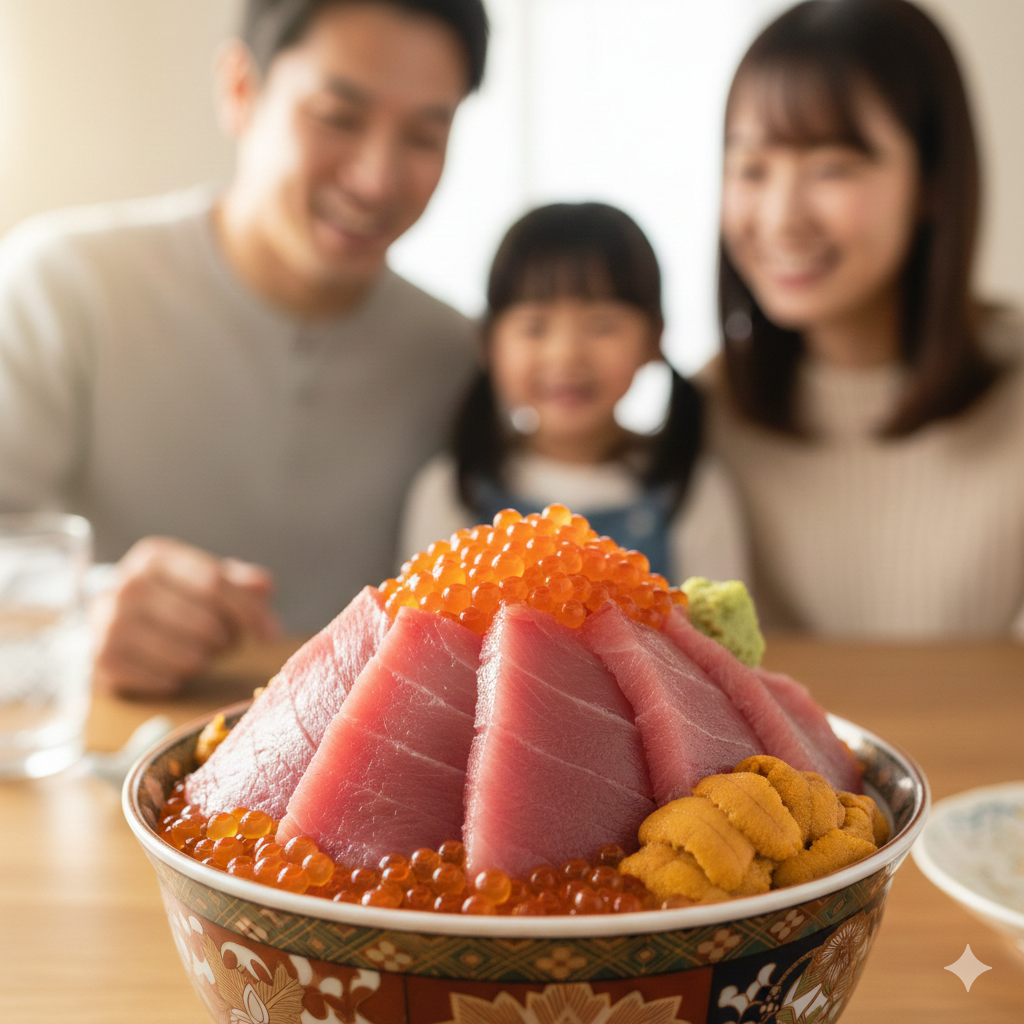 年末年始 贅沢 海鮮丼