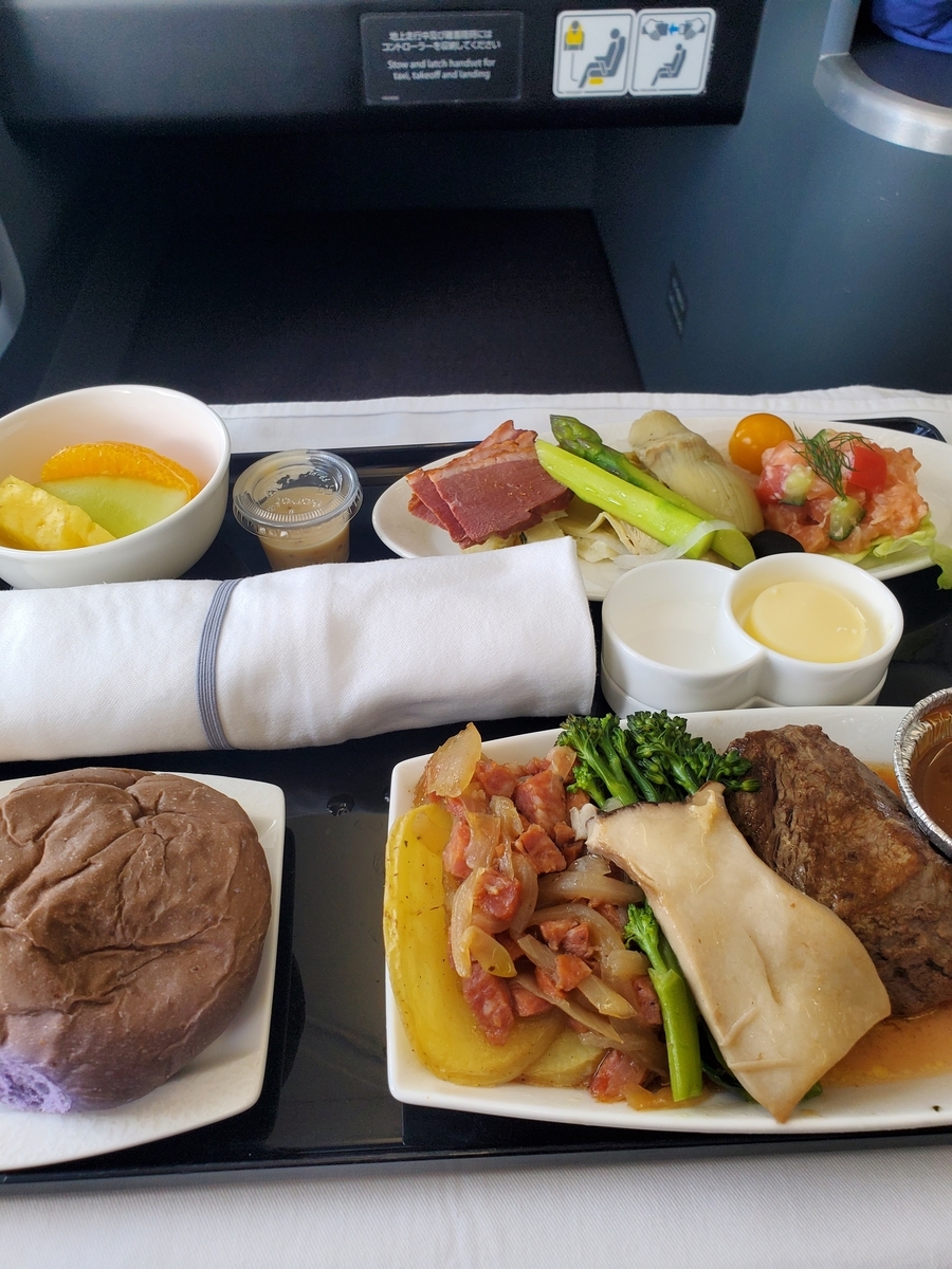 ANAの機内食（ビジネス）