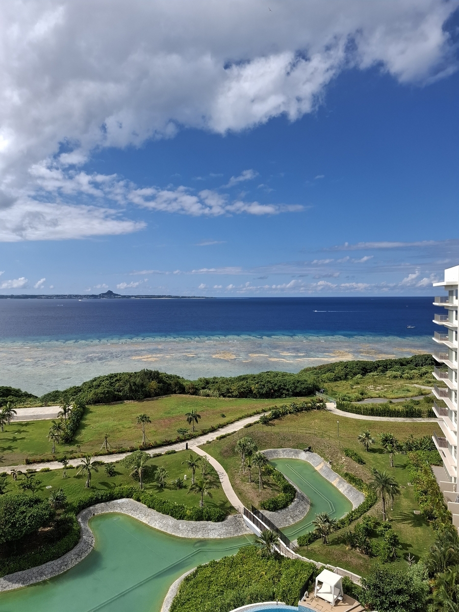 テラスからのオーシャンビュー