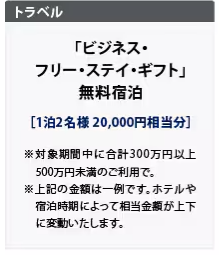 ビジネス・フリー・ステイ・ギフトの概要