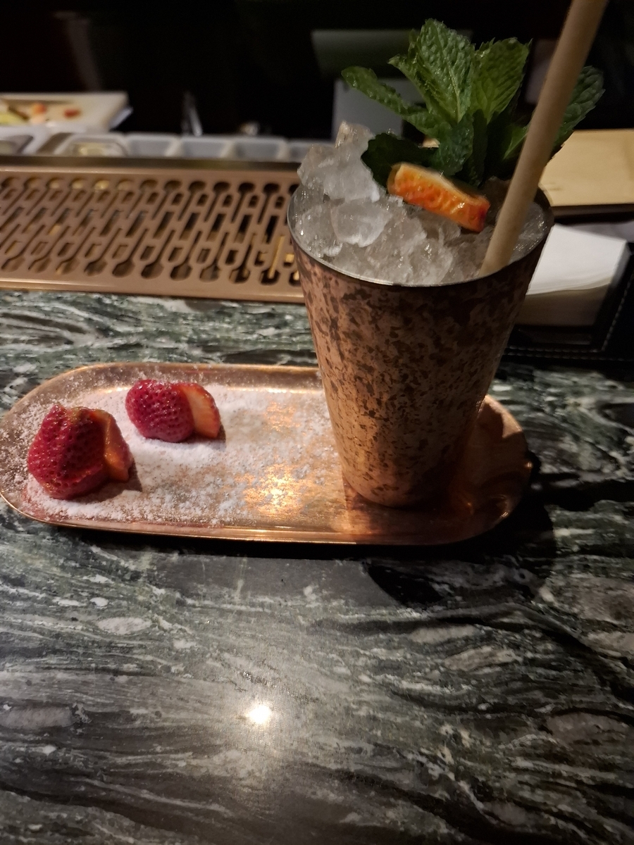The s.tregis barのカクテル