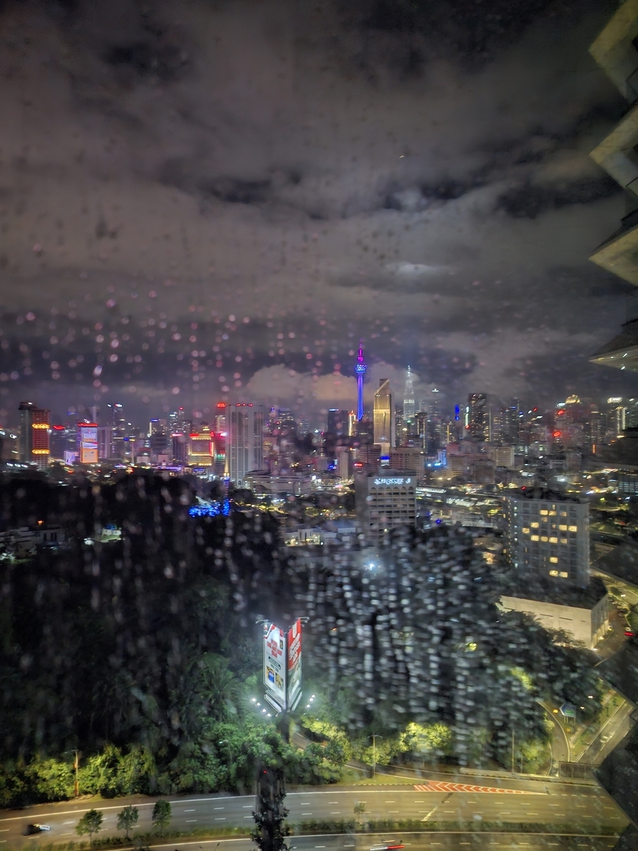 ジュニアスイートから見えた夜景