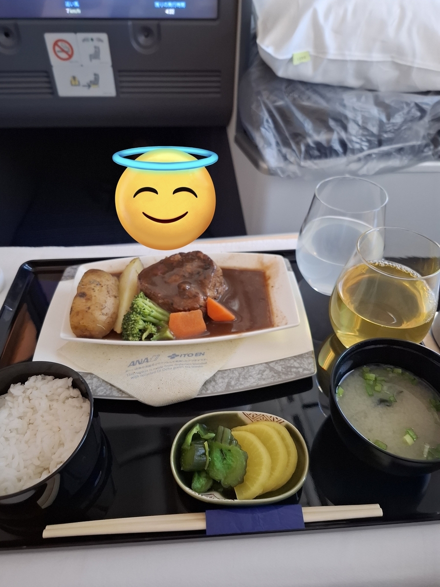 メイン（洋食に和食のご飯セットでいただきました）