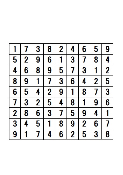 脳トレ ナンプレ初級編 無料プリント セラピストgogo