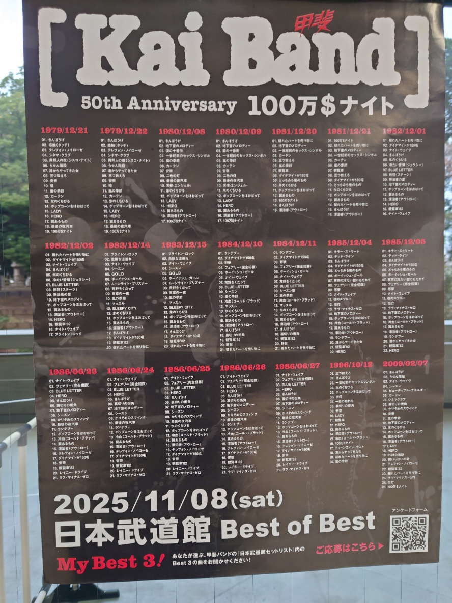 甲斐バンド＠日本武道館のライブのこと - WASTE OF POPS 80s-90s